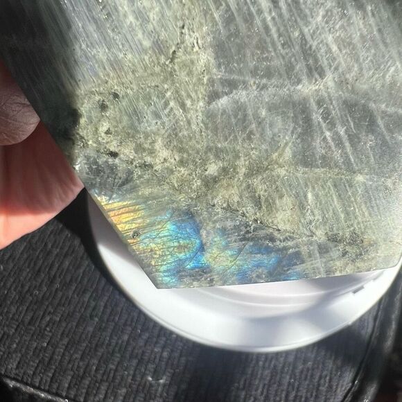 Labradorite Crystal Freeform Meditation Stone (#2) - Picture 11 of 16